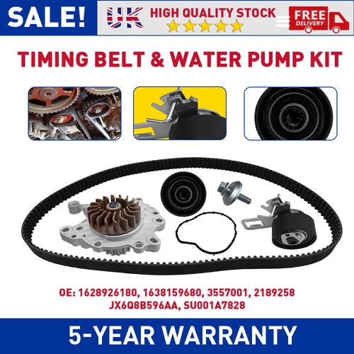 Timing belt water pump kit - timing,