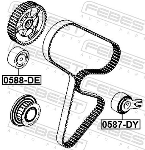 For febest 0588 pulley - for,